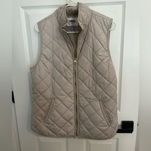 old navy • tan vest • womens large